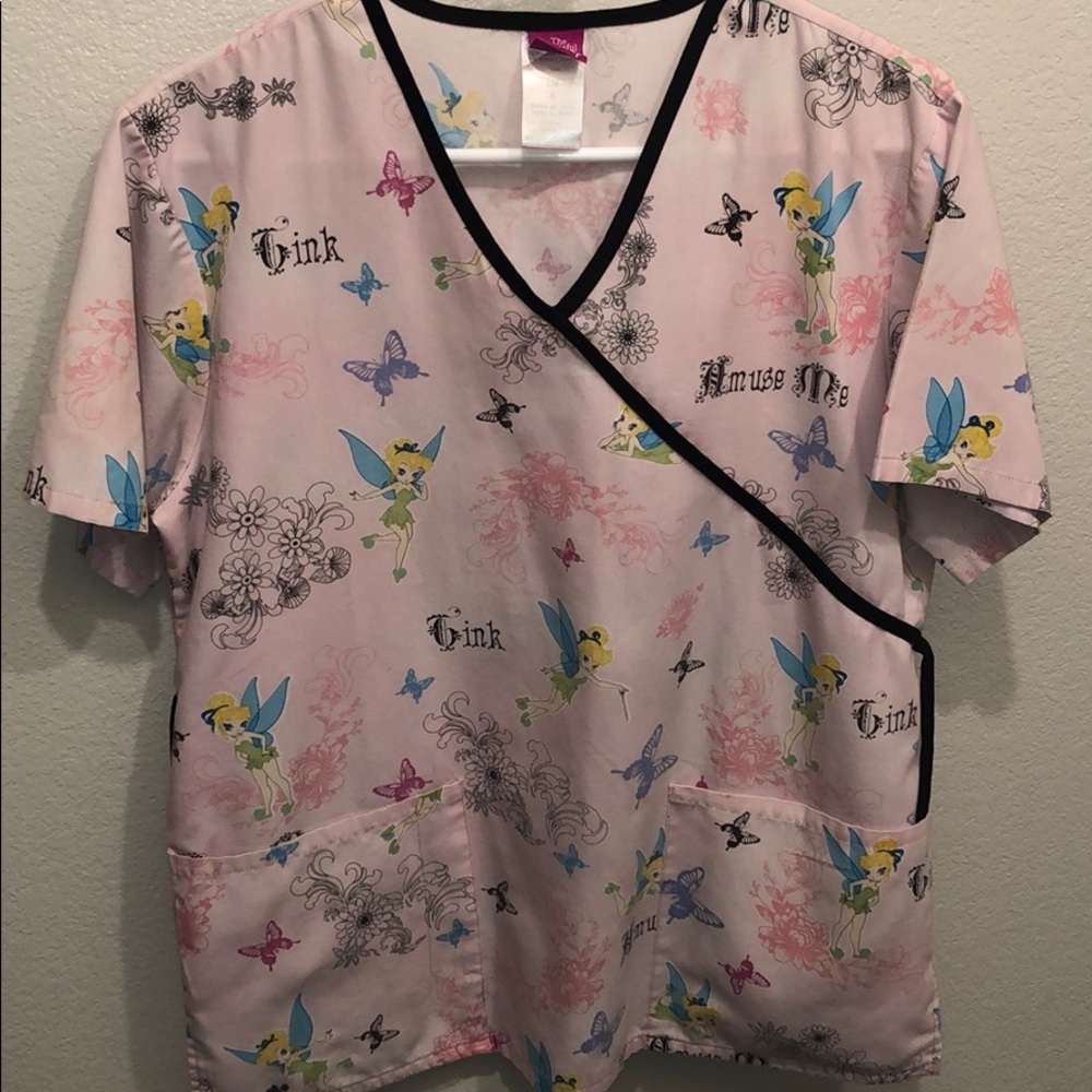 Disney Tinkerbell Scrub Top